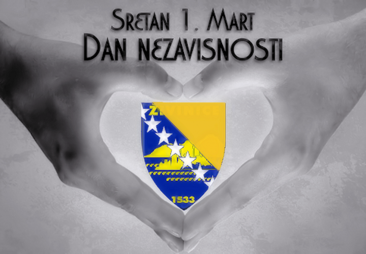Čestitka povodom 1. marta – Dana nezavisnosti Bosne i Hercegovine