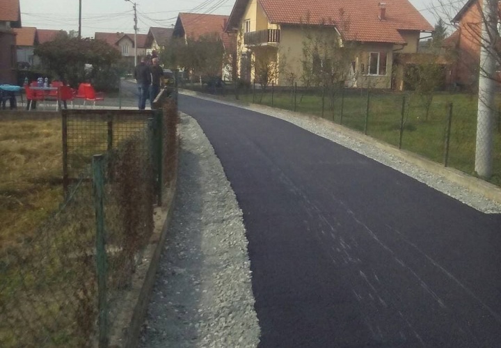 Asfaltirana nova dionica puta u Mjesnoj zajednici Centar
