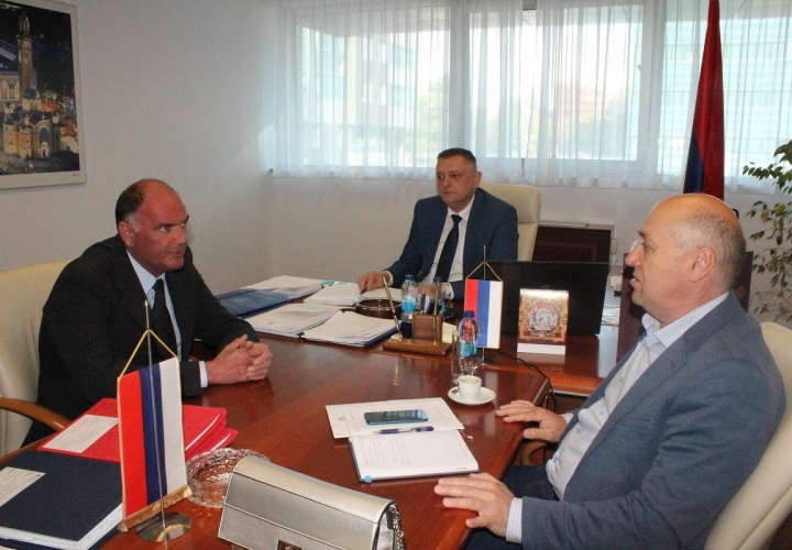 Gradonačelnik Samir Kamenjaković boravio u službenoj posjeti Vladi Republike Srpske