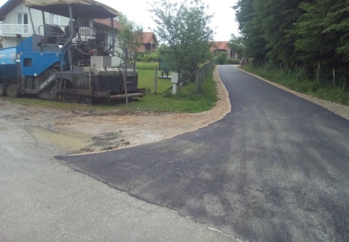 Asfaltirane nove dionice u MZ Kovači