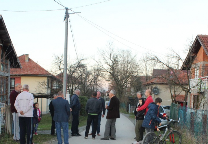 Puštena u funkciju ulična rasvjeta u Mjesnoj zajednici Višća Gornja
