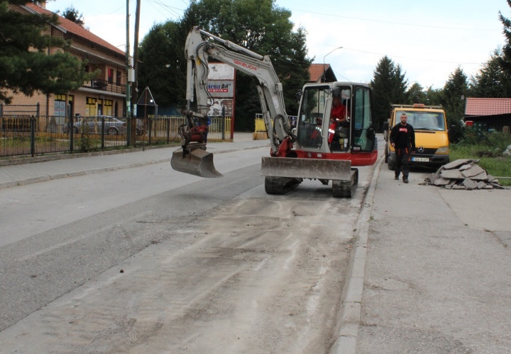 Počeli radovi na ekonstrukciji glavne gradske ulice