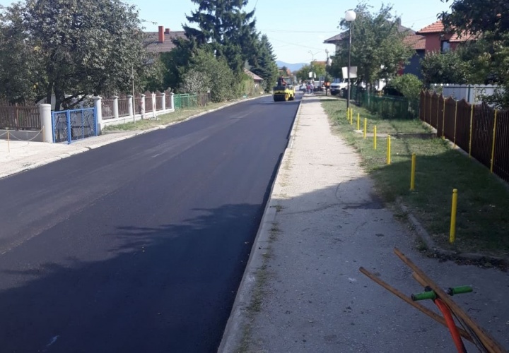Završena rekonstrukcija gradske ulice od raskrsnice II ulica–Rudarska do ZH zola