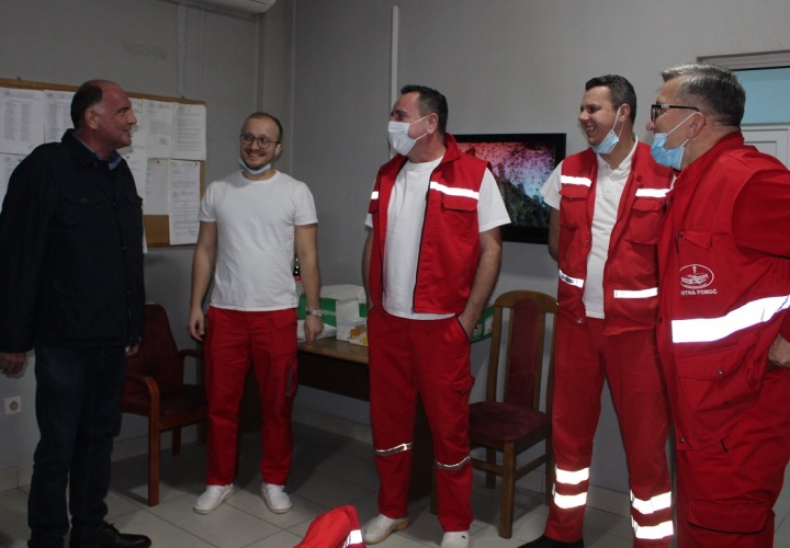 Obilazak dežurnih službi u novogodišnjoj noći