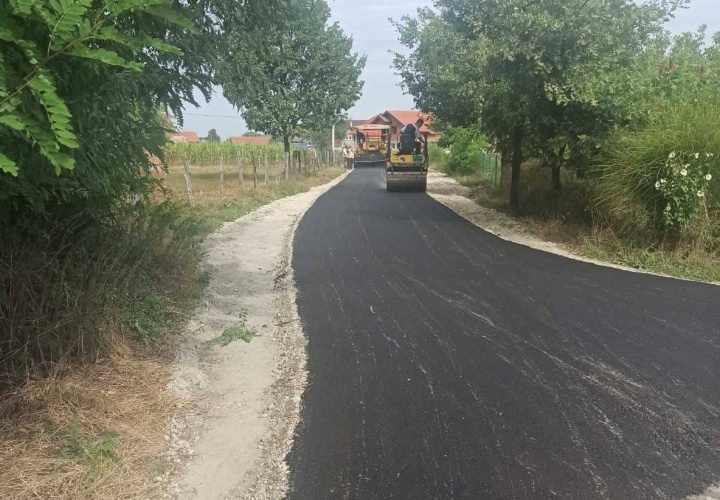 Završeno asfaltiranje dionice puta u Mjesnoj zajednici Kovači