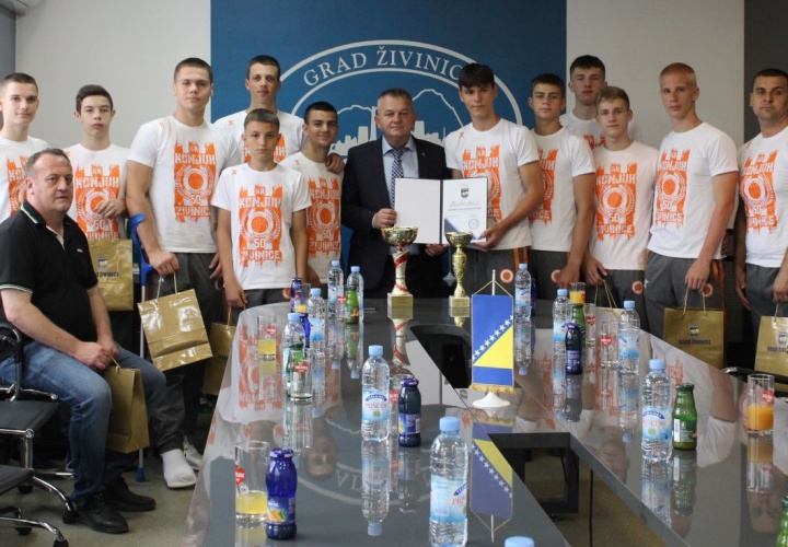 Upriličen prijem za predstavnike RK Konjuh Živinice